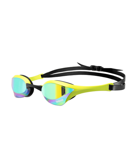 Arena Unisex Cobra Ultra Swipe Mirror Racing Goggles - Emerald/Lime