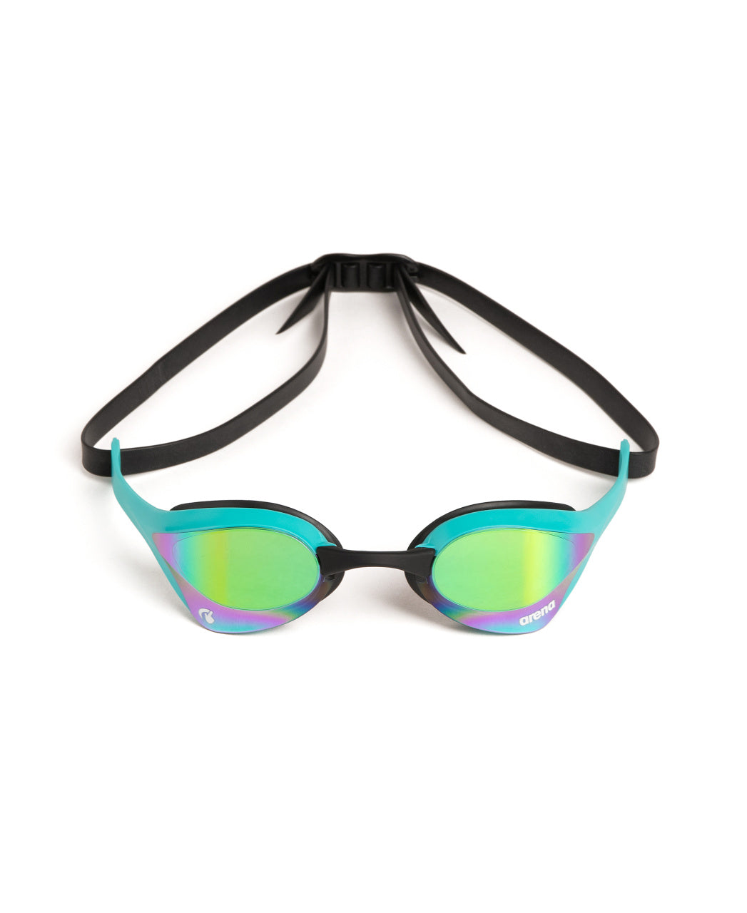 Arena Unisex Cobra Ultra Swipe Mirror Racing Goggles - Emerald/Peacock