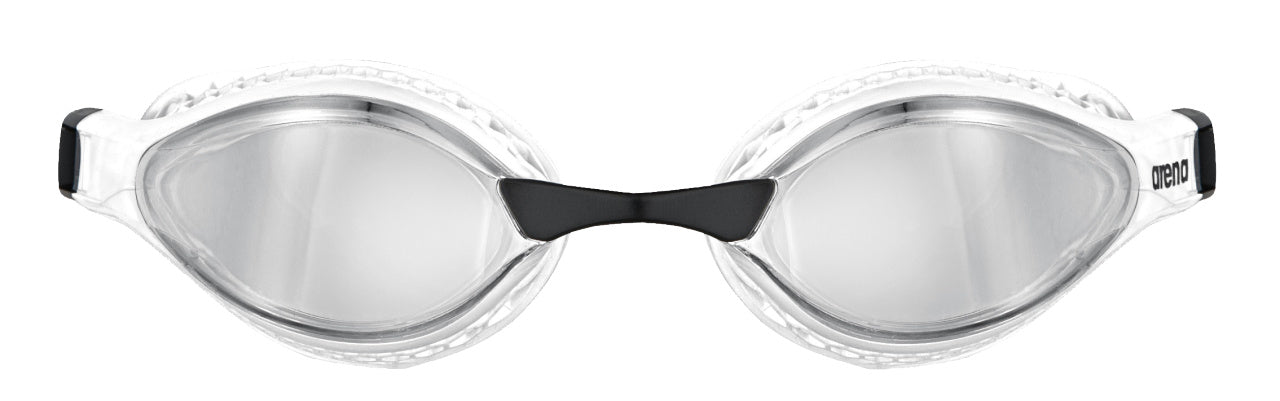 Arena Unisex Airspeed Mirror Racing Goggles - Silver/White