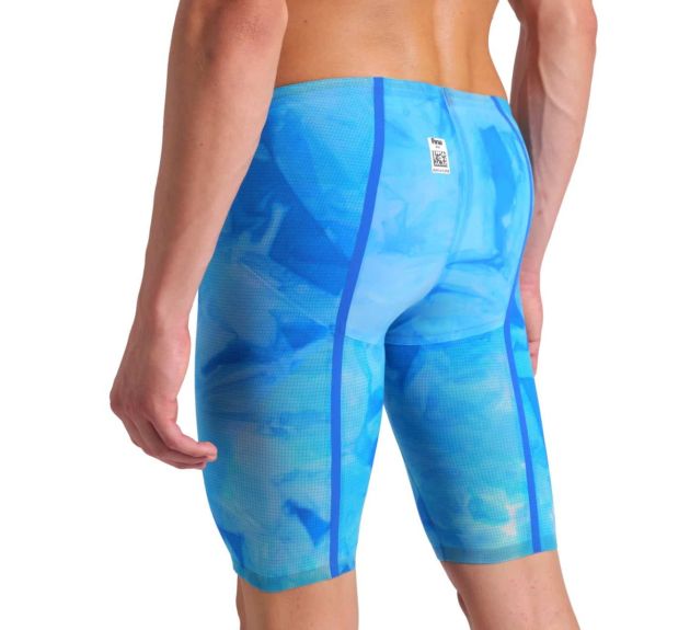 Arena Men's Powerskin Carbon Glide Jammer - Tie Dye (Blue)