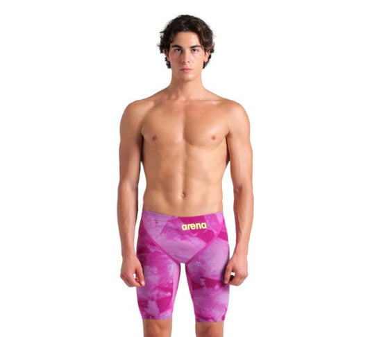 Arena Men's Powerskin Carbon Glide Jammer - Tie Dye (Pink)