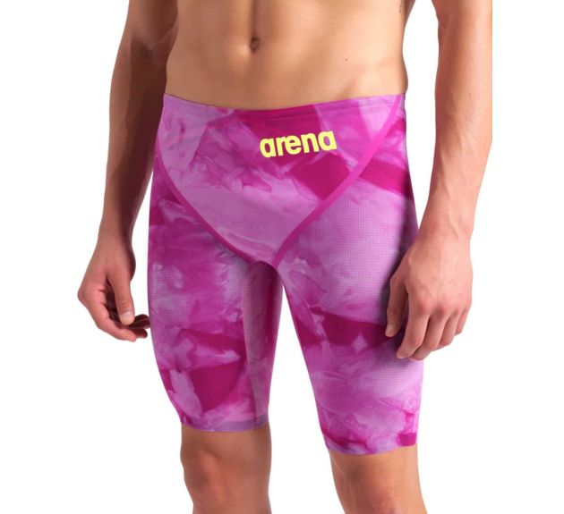 Arena Men's Powerskin Carbon Glide Jammer - Tie Dye (Pink)