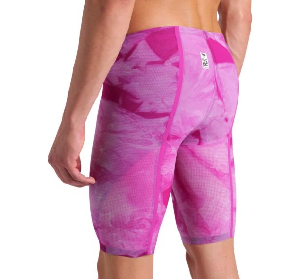 Arena Men's Powerskin Carbon Glide Jammer - Tie Dye (Pink)