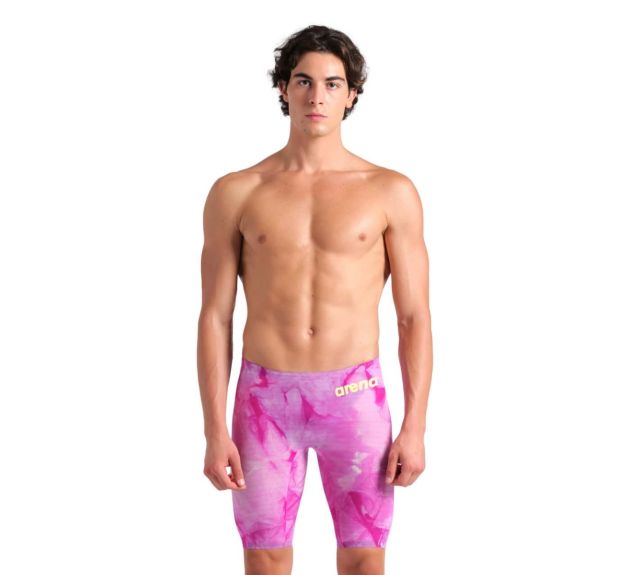 Arena Men's Powerskin Carbon Air2 Jammer - Tie Dye (Pink)