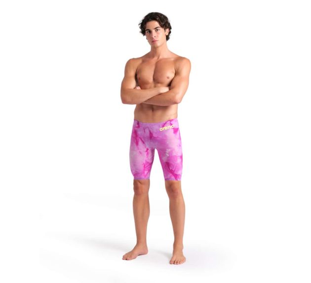 Arena Men's Powerskin Carbon Air2 Jammer - Tie Dye (Pink)