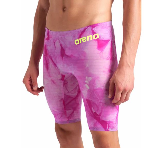 Arena Men's Powerskin Carbon Air2 Jammer - Tie Dye (Pink)