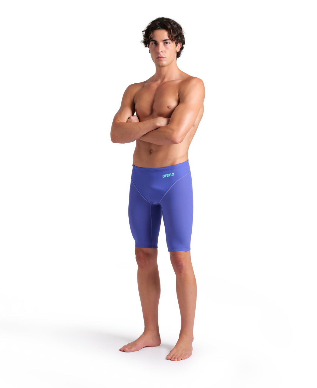 Arena Men's Powerskin Impulso Swim Racing Jammer - Future Dusk (Purple)