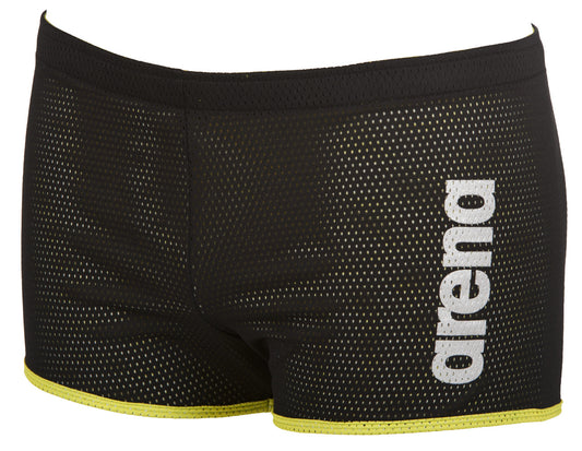 Arena Square Cut Drag Shorts - Black