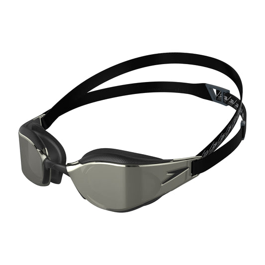 Speedo Fastskin Hyper Elite Mirror Goggles - Black/Silver