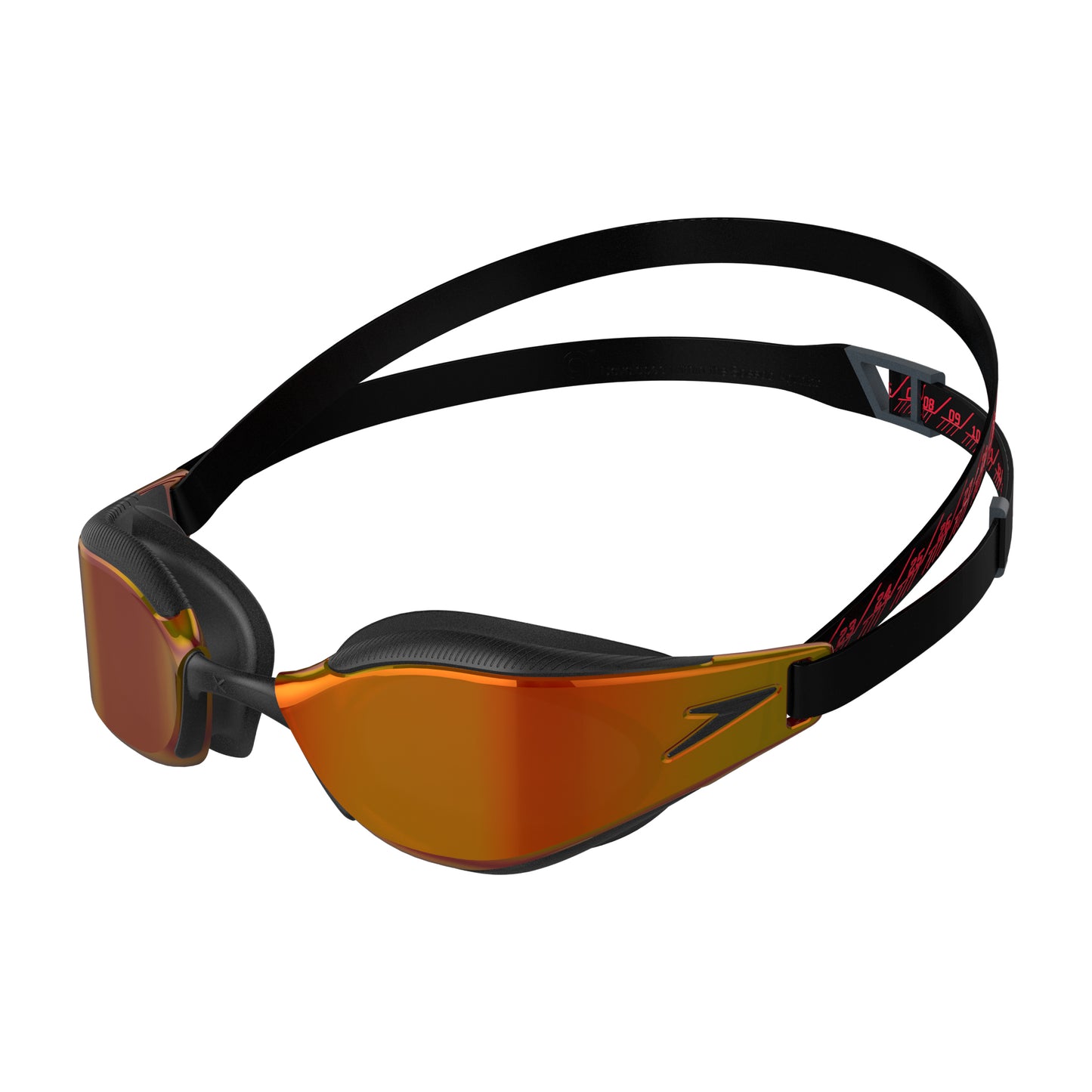 Speedo Fastskin Hyper Elite Mirror Goggles - Black/Gold