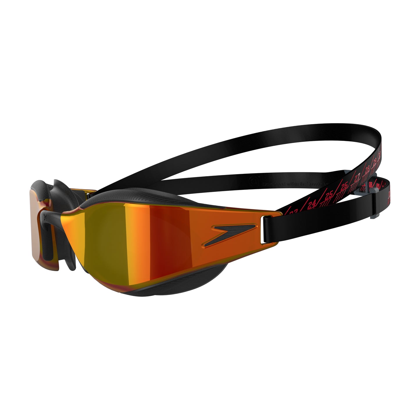 Speedo Fastskin Hyper Elite Mirror Goggles - Black/Gold