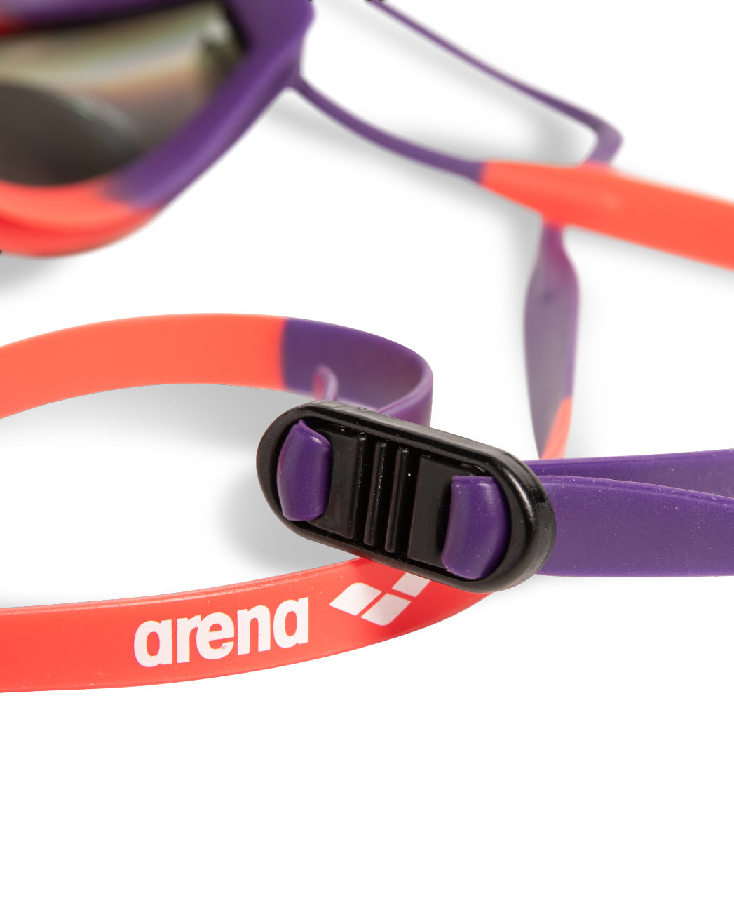 Arena Unisex Tracks Mirror Racing Goggles - Plum/Coral