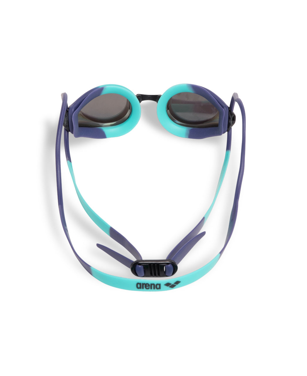 Arena Unisex Tracks Mirror Racing Goggles - Turquoise/Water