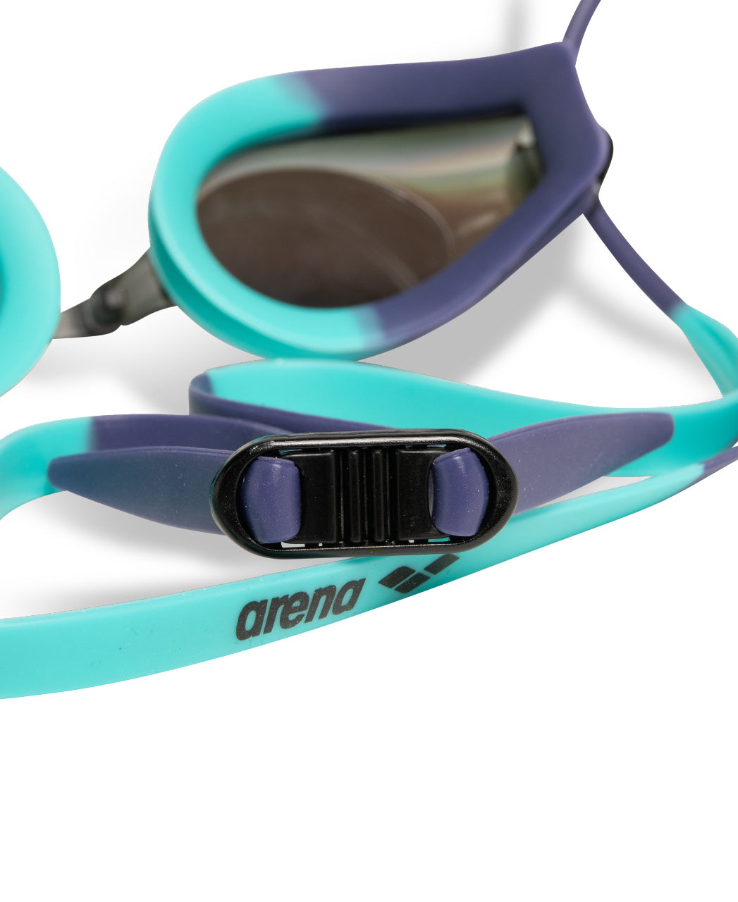 Arena Unisex Tracks Mirror Racing Goggles - Turquoise/Water