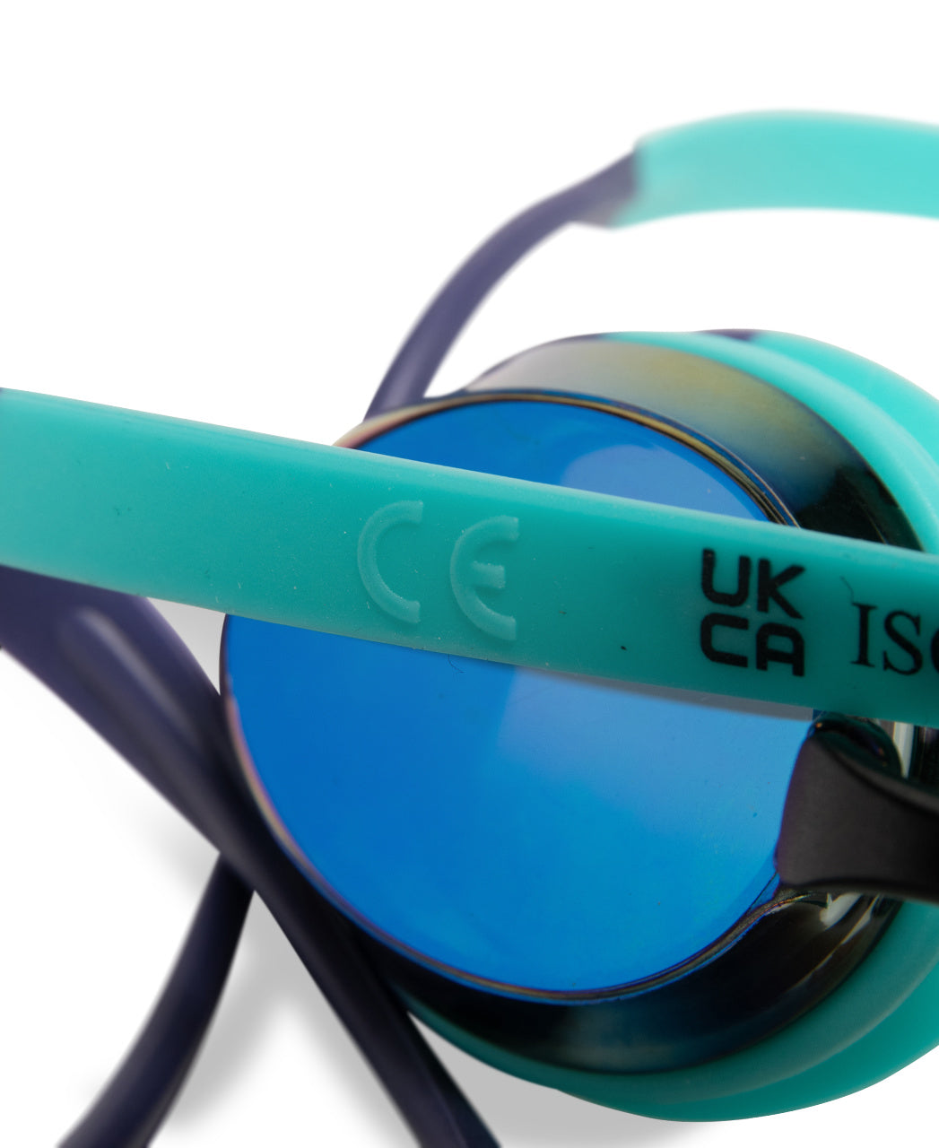 Arena Unisex Tracks Mirror Racing Goggles - Turquoise/Water