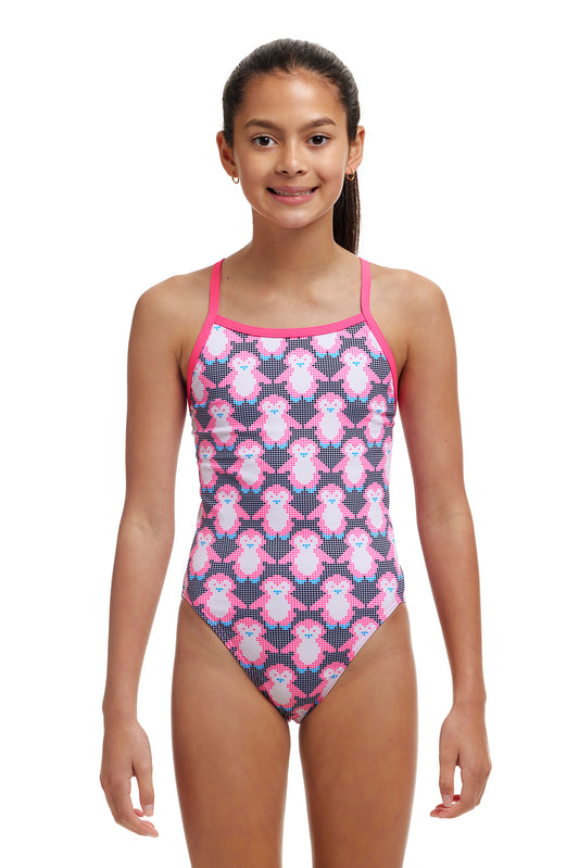 Funkita Girls Pen Guy Single Strap One Piece