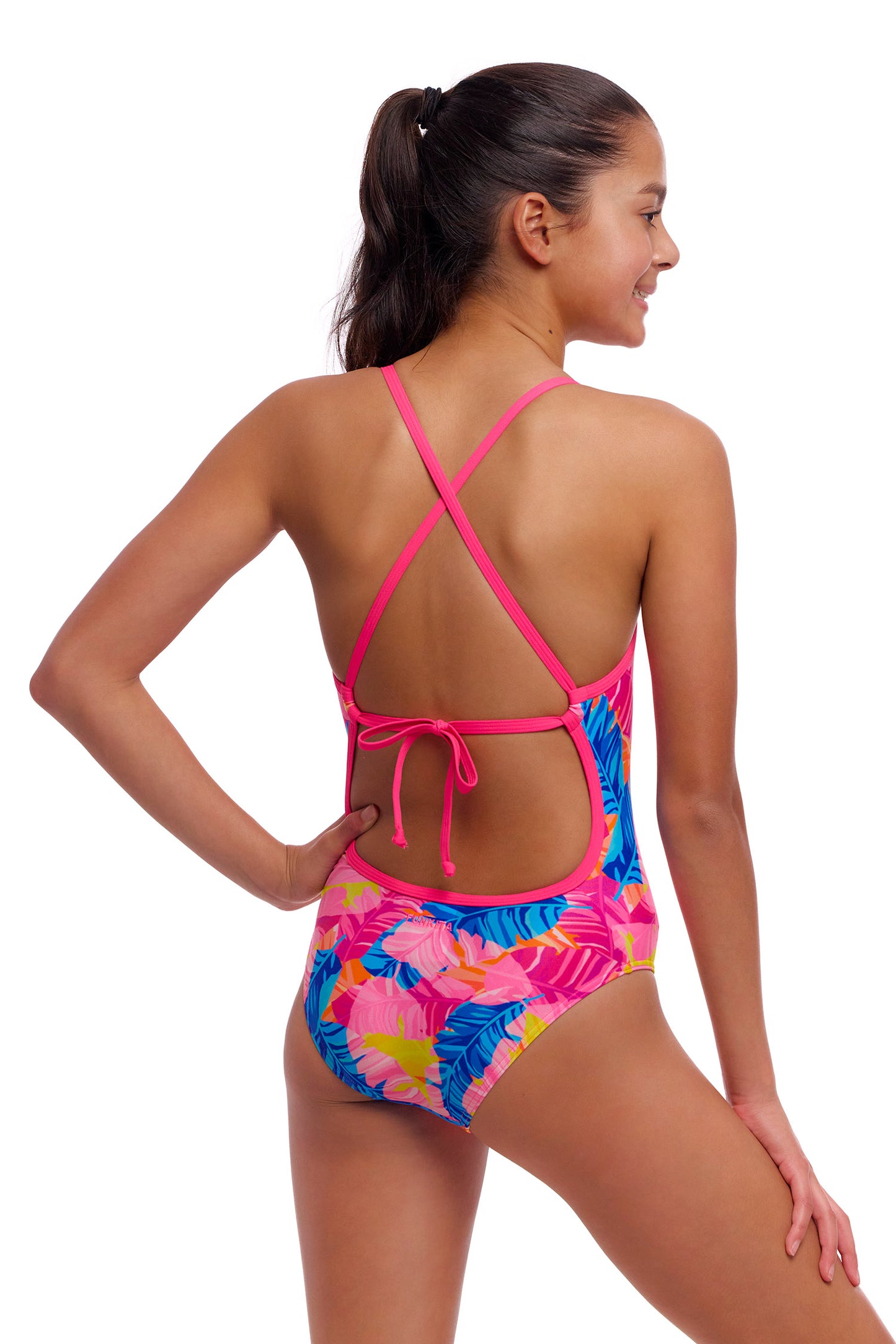 Funkita Girls Just Jungle Tie Me Tight One Piece - All4Swim