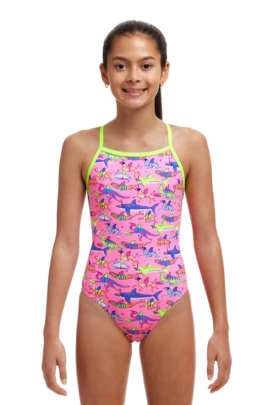 Funkita Girls Learner Lane Tie Me Tight One Piece