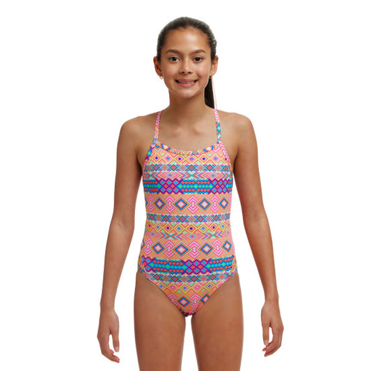 Funkita Girls Devil In Detail Twisted One Piece