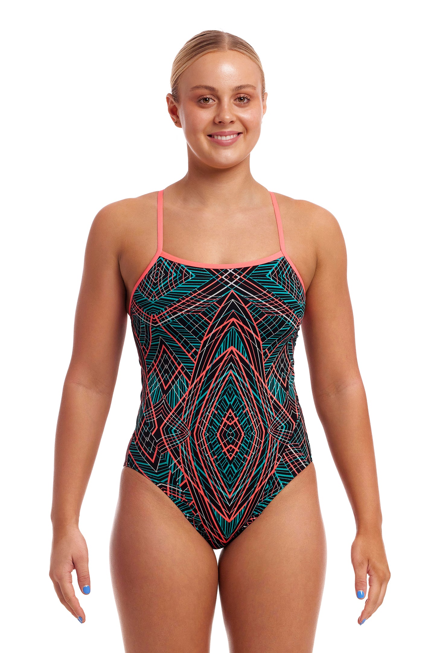 Funkita Women's Spiro Mint Swim Secure One Piece