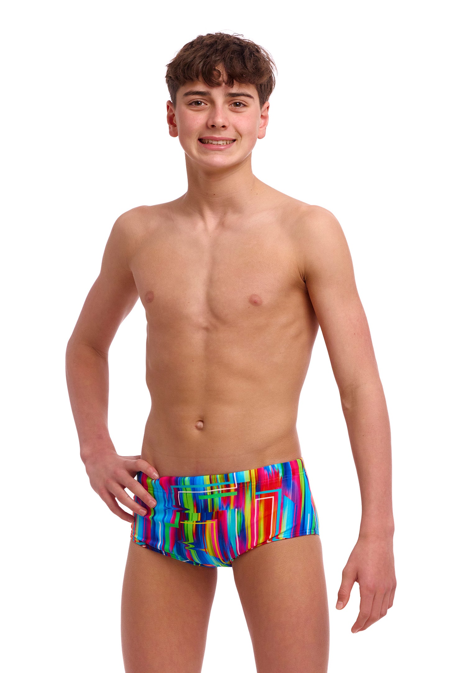 Funky Trunks Boy's The Glitch Sidewinder Trunks