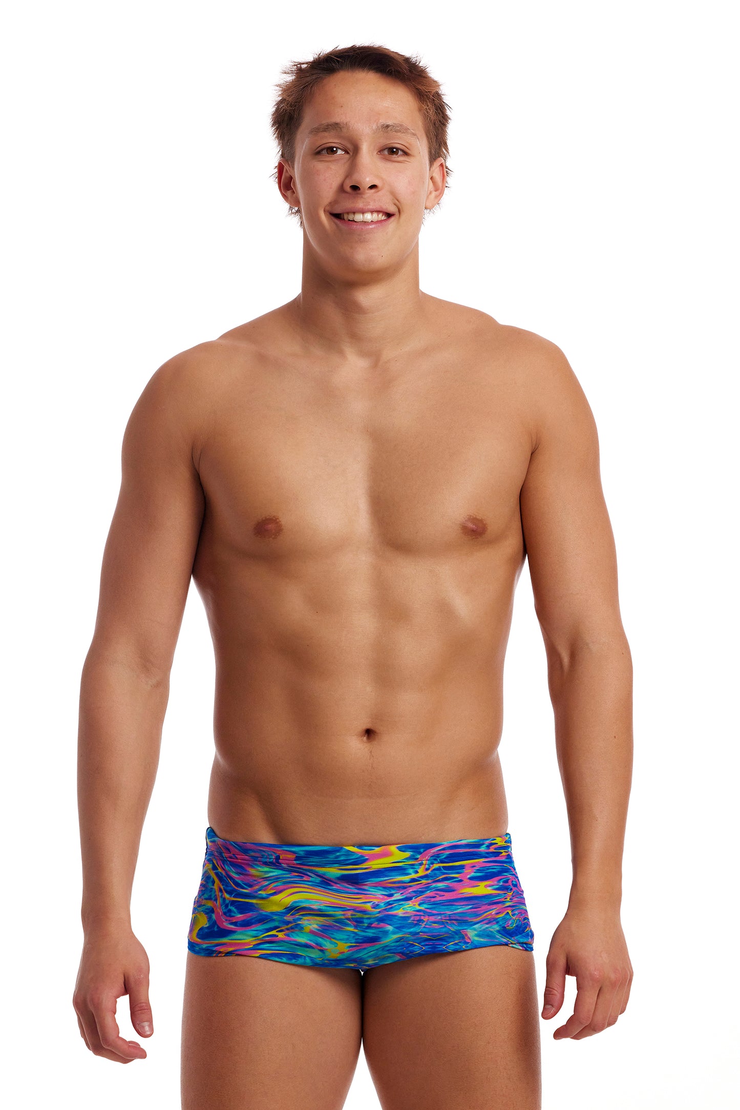 Funky Trunks Men's Stir Crazy Sidewinder Trunks - All4Swim