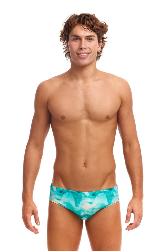 Funky Trunks Men's Teal Wave Classic Brief