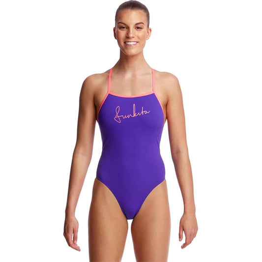 Funkita Women's Purple Punch Single Strap One Piece