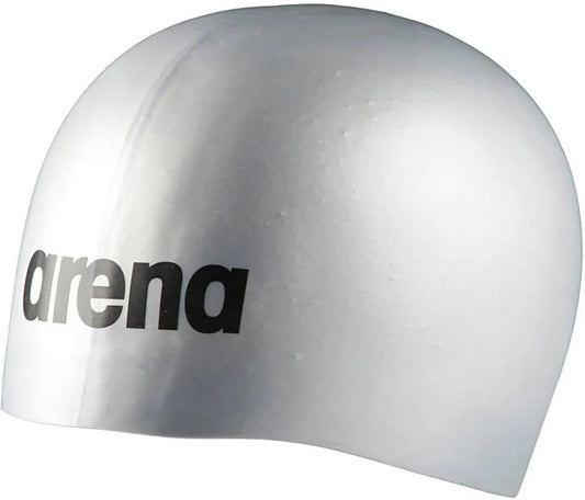 Arena Unisex Pro II Moulded Swim Cap - Silver